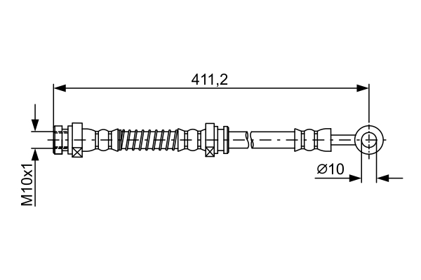 BOSCH 1 987 481 874 Bremsschlauch