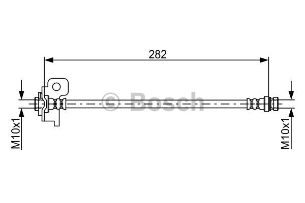 BOSCH 1 987 481 875 Flessibile del freno-Flessibile del freno-Ricambi Euro