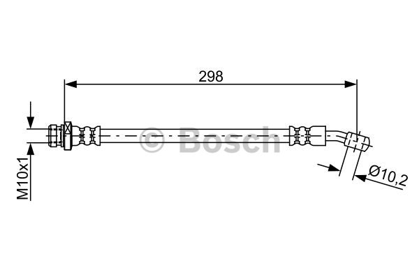 BOSCH 1 987 481 882 Flessibile del freno