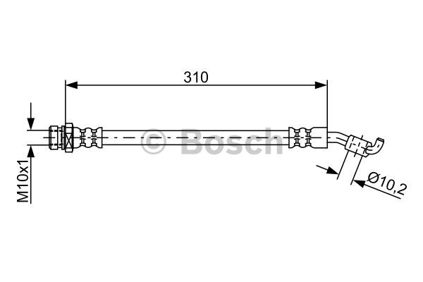 BOSCH 1 987 481 883 Brake Hose