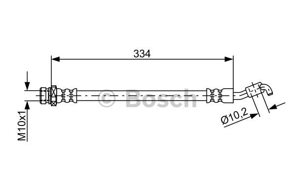 BOSCH 1 987 481 892 Flessibile del freno-Flessibile del freno-Ricambi Euro