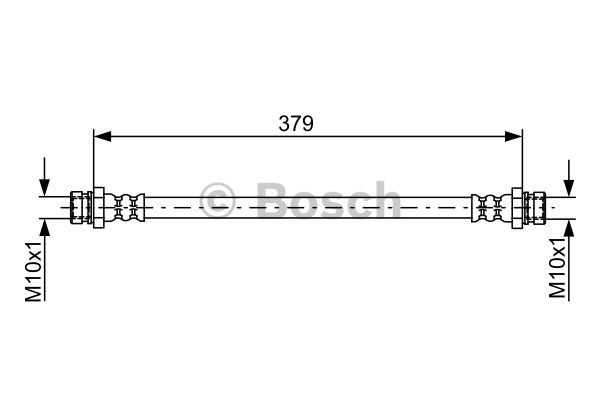 BOSCH 1 987 481 898 Flessibile del freno-Flessibile del freno-Ricambi Euro