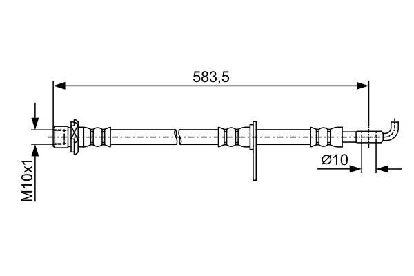 BOSCH 1 987 481 908 Bremsschlauch
