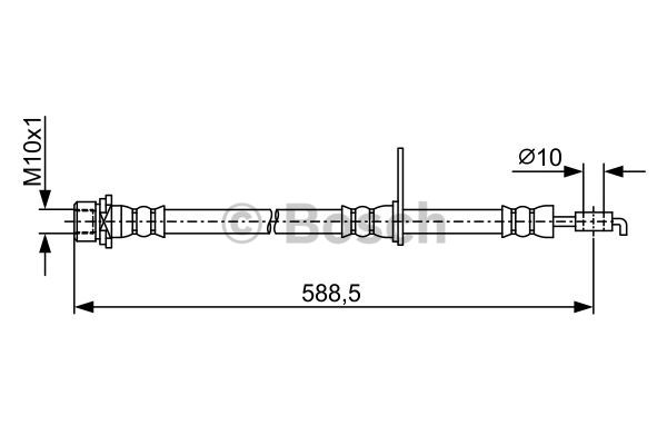 BOSCH 1 987 481 913 Flessibile del freno
