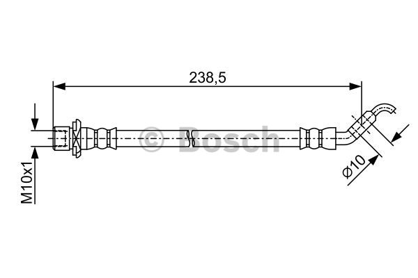 BOSCH 1 987 481 916 Flessibile del freno-Flessibile del freno-Ricambi Euro