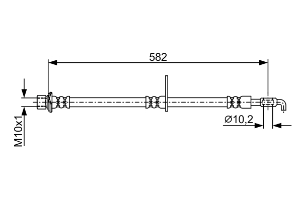 BOSCH 1 987 481 917 Bremsschlauch