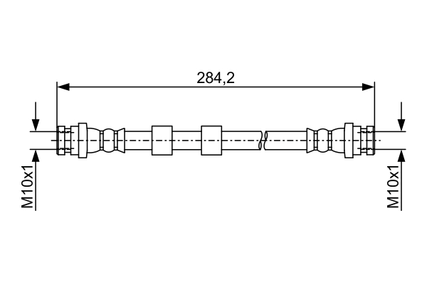 BOSCH 1 987 481 945 Bremsschlauch