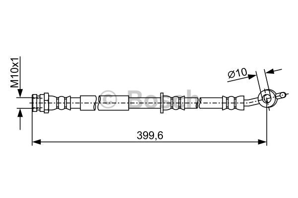 BOSCH 1 987 481 947 Flessibile del freno-Flessibile del freno-Ricambi Euro