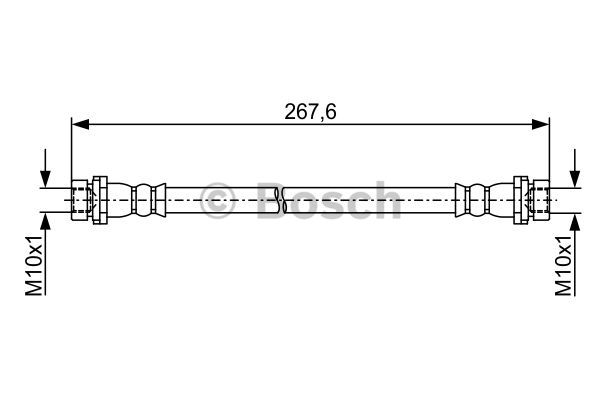 BOSCH 1 987 481 948 Flessibile del freno-Flessibile del freno-Ricambi Euro