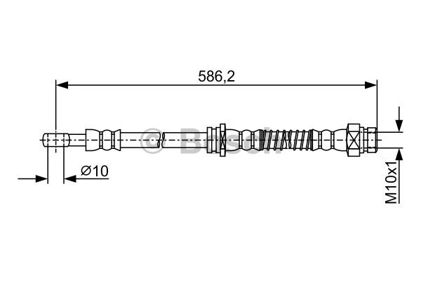 BOSCH 1 987 481 959 Flessibile del freno-Flessibile del freno-Ricambi Euro