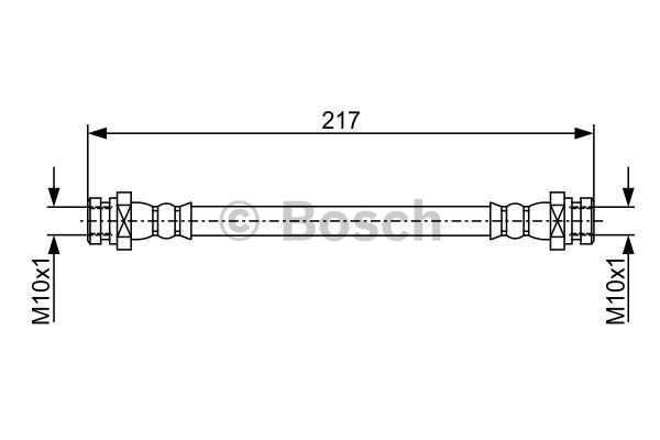 BOSCH 1 987 481 962 Flessibile del freno