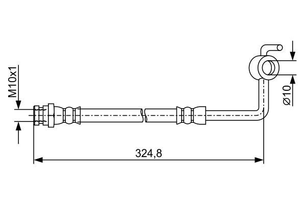 BOSCH 1 987 481 971 Bremsschlauch