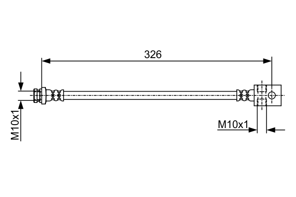 BOSCH 1 987 481 973 Bremsschlauch