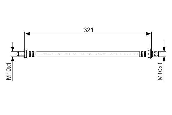 BOSCH 1 987 481 A62 Flessibile del freno