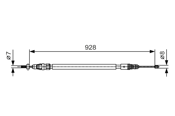 BOSCH 1 987 482 000 Cable...
