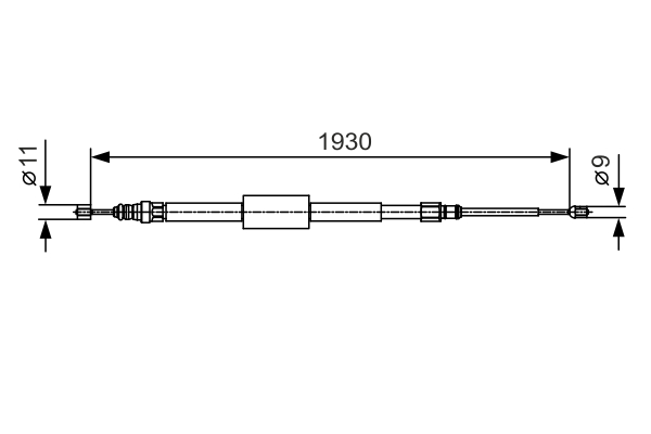 BOSCH 1 987 482 011 Cable...