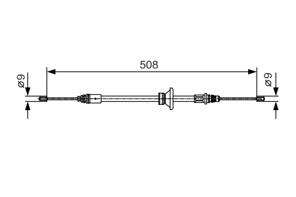 BOSCH 1 987 482 042 Cable,...