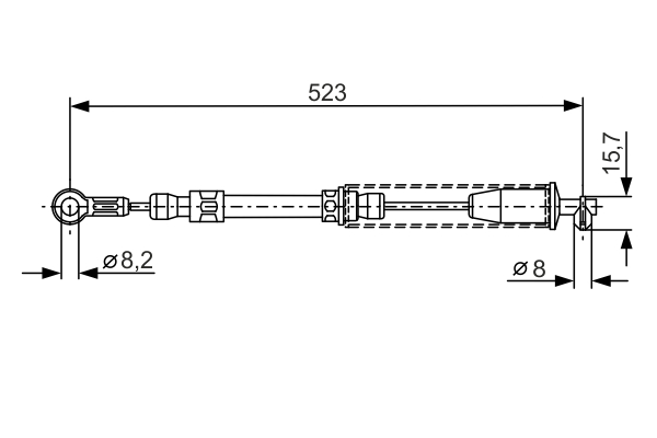 BOSCH 1 987 482 108 Cable,...