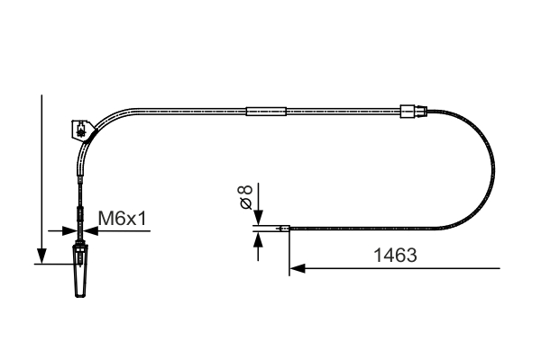 BOSCH 1 987 482 130 Cable,...