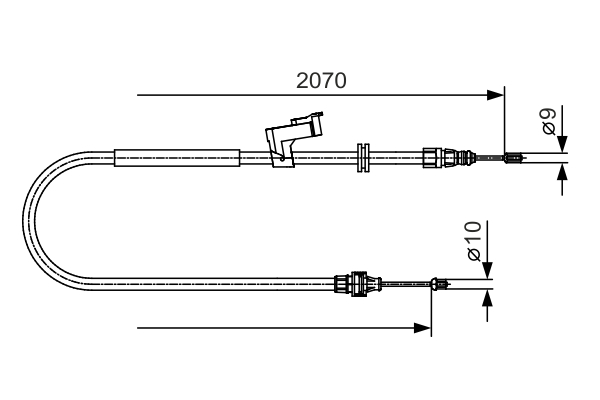 BOSCH 1 987 482 133 Cavo...