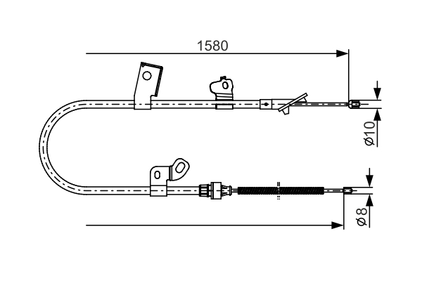 BOSCH 1 987 482 155 Cable,...