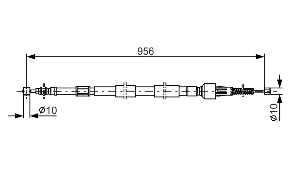 BOSCH 1 987 482 162 Cable,...