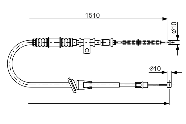 BOSCH 1 987 482 163 Cable,...