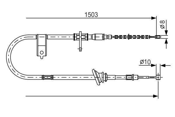 BOSCH 1 987 482 165 Cable,...