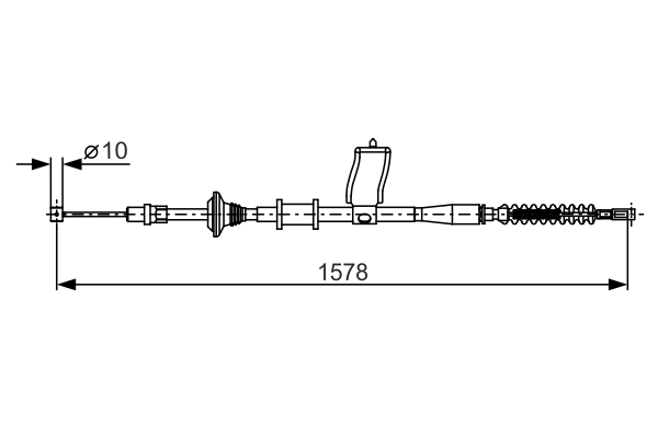 BOSCH 1 987 482 173 Cable,...