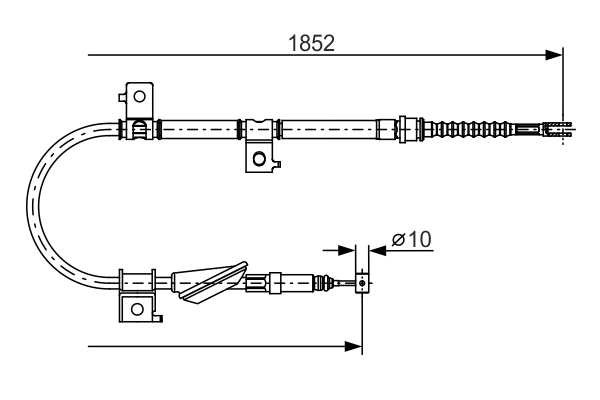 BOSCH 1 987 482 175 Cable,...