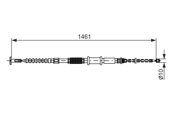 BOSCH 1 987 482 177 Cable,...