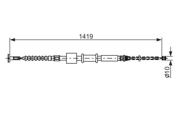 BOSCH 1 987 482 178 Cable,...