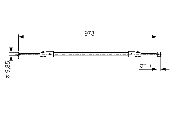 BOSCH 1 987 482 192 Cable,...