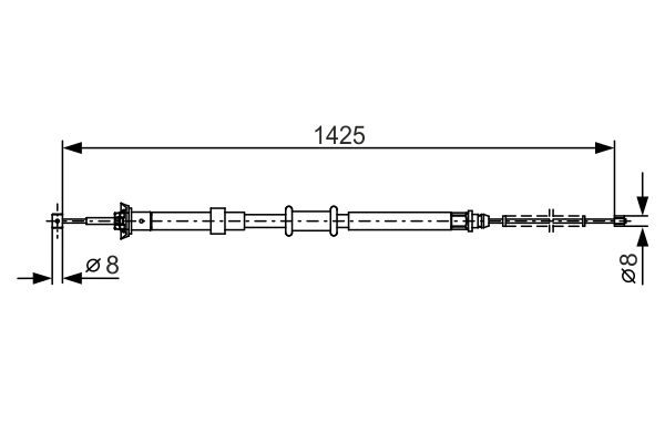 BOSCH 1 987 482 200 Cable,...