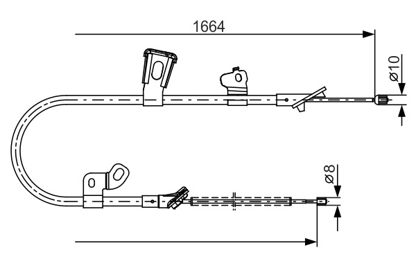 BOSCH 1 987 482 219 Cable,...