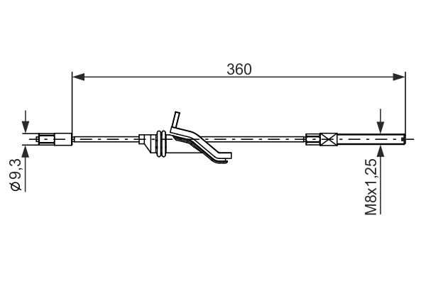 BOSCH 1 987 482 279 Cable,...