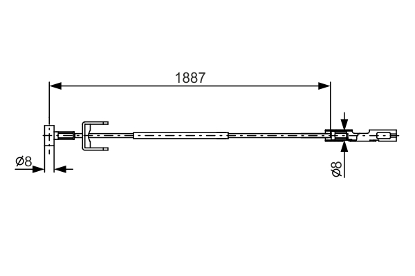 BOSCH 1 987 482 292 Cavo...