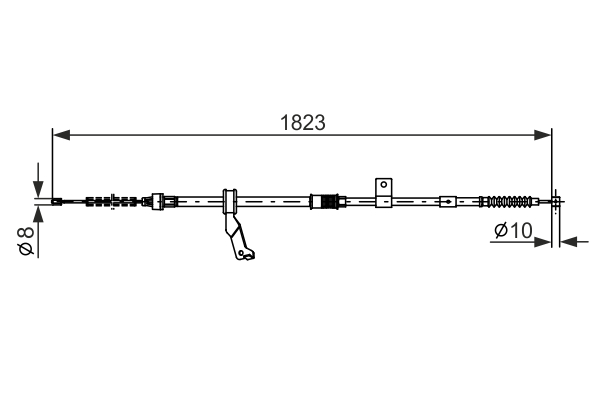 BOSCH 1 987 482 295 Cable,...