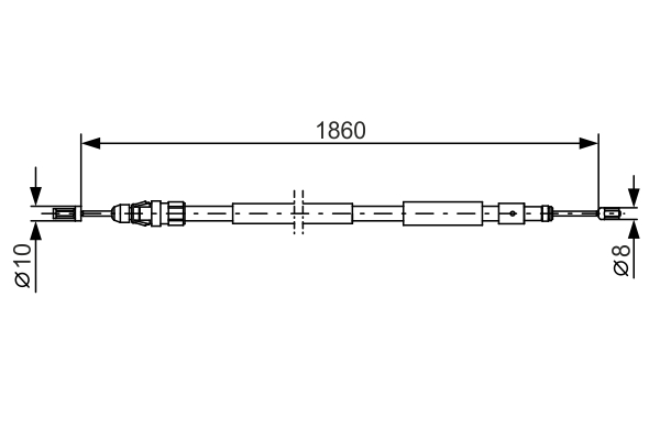 BOSCH 1 987 482 319 Cable,...