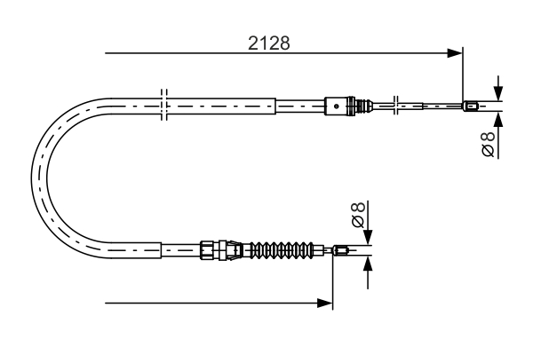 BOSCH 1 987 482 324 Cable,...