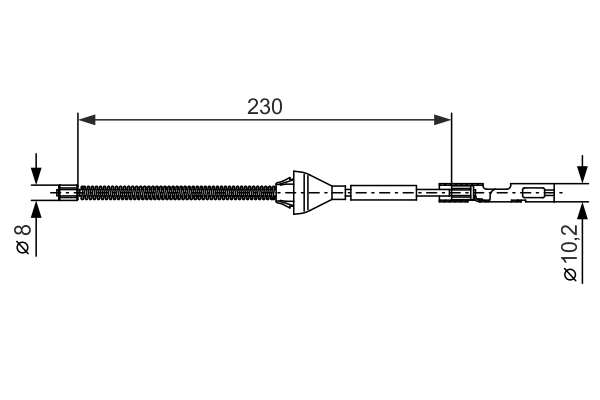 BOSCH 1 987 482 370 Cable,...