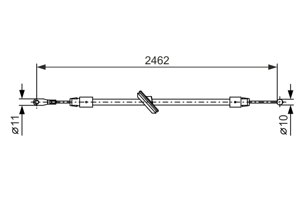 BOSCH 1 987 482 381 Cable,...