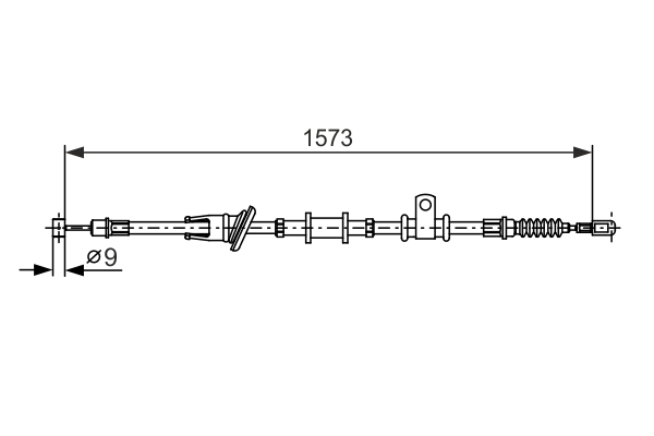 BOSCH 1 987 482 399 Cable,...