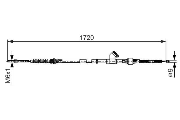 BOSCH 1 987 482 401 Cable,...