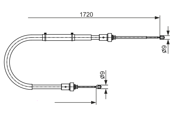 BOSCH 1 987 482 411 Cavo...