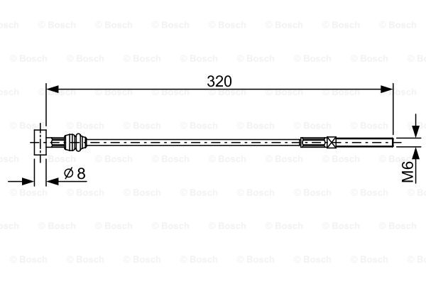 BOSCH 1 987 482 460 Cavo...