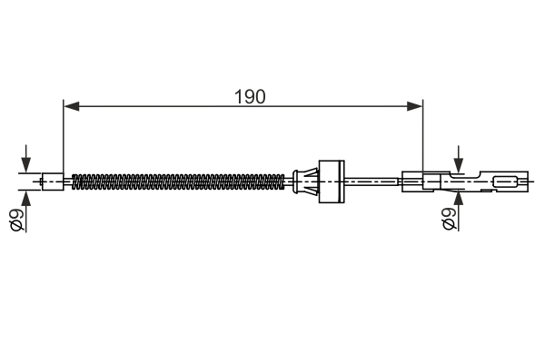 BOSCH 1 987 482 561 Cable,...