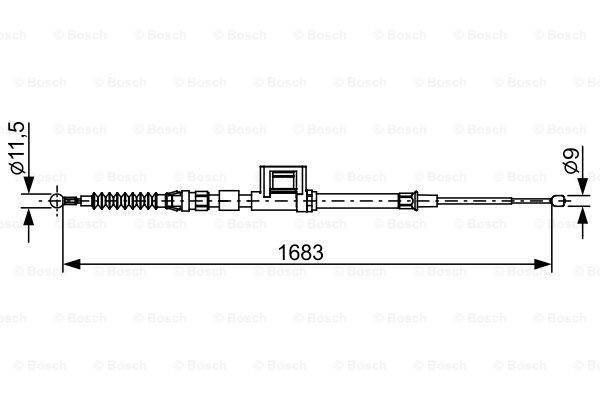 BOSCH 1 987 482 645 Cavo...