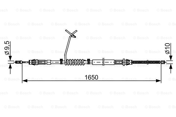 BOSCH 1 987 482 712 Cavo...