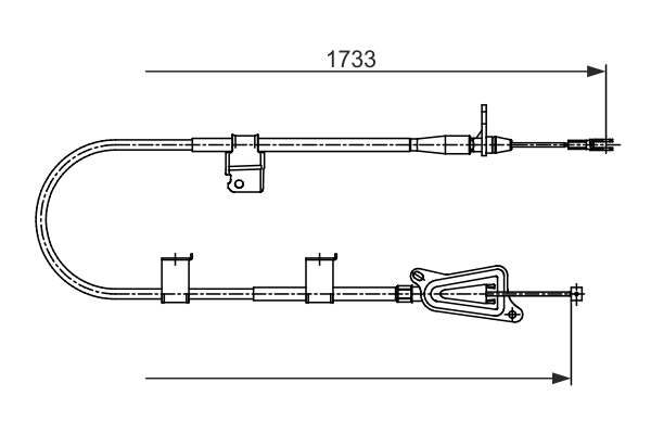 BOSCH 1 987 482 730 Cable,...